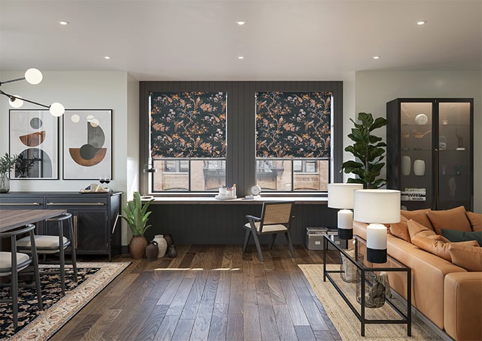 Orientalis, Jet - Twist&Fit Roman Blind - Image 9